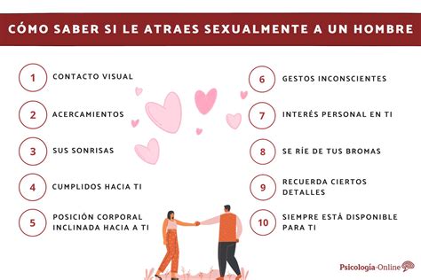 Cómo saber si le atraes sexualmente a un hombre